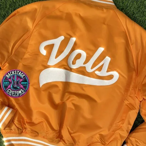 Tennessee Vols Glitter Bomber Jacket - Picture 4 of 5